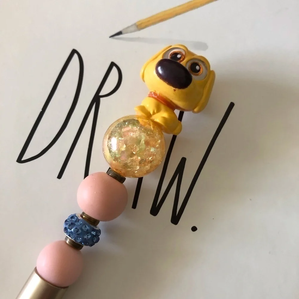 Disney Doorables: Up: Dug handmade beaded pen